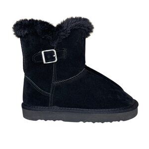 Macy's Style & Co Suede Leather Faux Fur Lined Boots Size 5